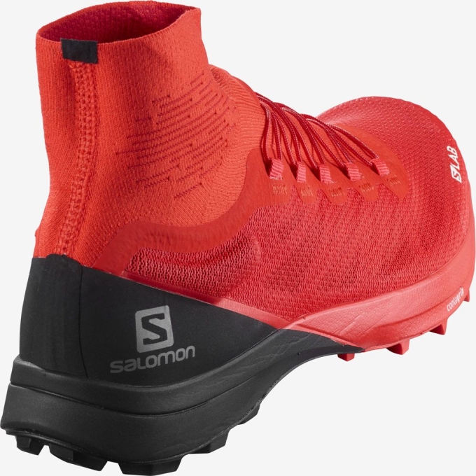 Red Salomon S/LAB SENSE 8 SG Men's Trail Running Shoes | AE-987SPLW