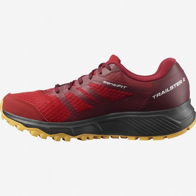 Red Salomon TRAILSTER 2 Men's Trail Running Shoes | AE-371VZMA