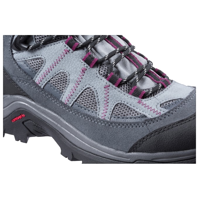 Silver / Purple Salomon AUTHENTIC LTR GTX W Women's Hiking Boots | AE-209QXVF