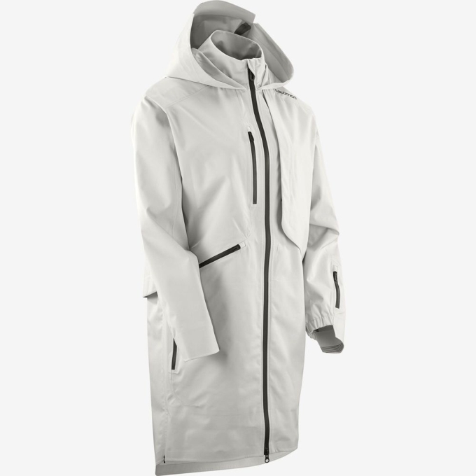 Sliver Salomon OUTLIFE WP COMMUTER PARKA W Waterproof Women's Jackets | AE-394KXNA