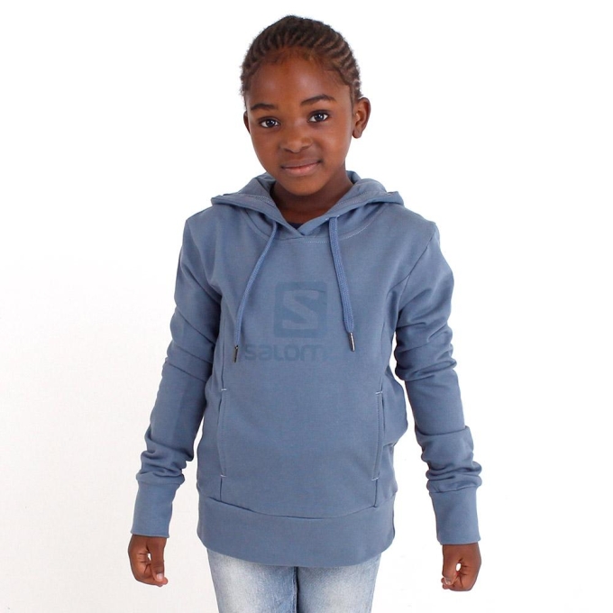 Steelblue Salomon BE STILL G Kids' Pullover | AE-830XTJD