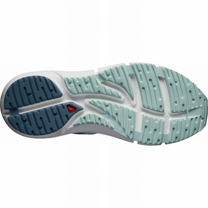 Turquoise Blue Salomon PREDICT 2 Women's Running Shoes | AE-582VLDJ