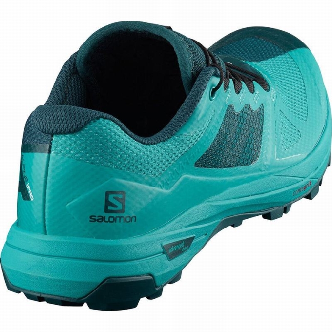 Turquoise / Blue Salomon X ALPINE W /PRO Women's Trail Running Shoes | AE-089ATLG