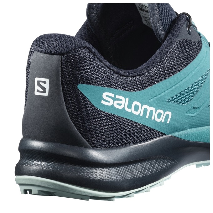 Turquoise / Navy Salomon SENSE PRO 2 W Women's Trail Running Shoes | AE-152XDSE