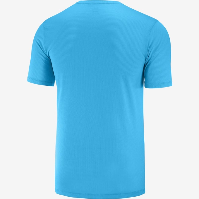 Turquoise Salomon AGILE TRAINING Men's Tops | AE-610OFKB