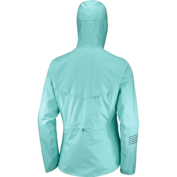 Turquoise Salomon LIGHTNING WP JKT W Women's Jackets | AE-087TGCM