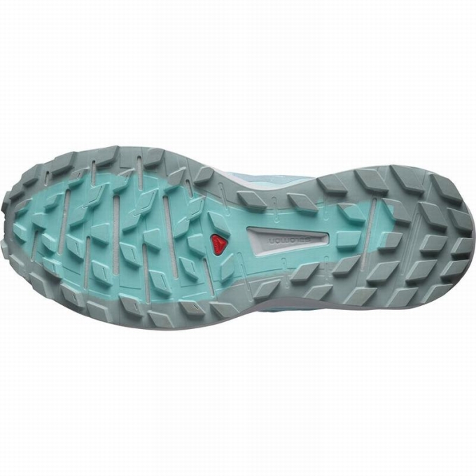 Turquoise Salomon SENSE RIDE 4 Women's Running Shoes | AE-654GZFX