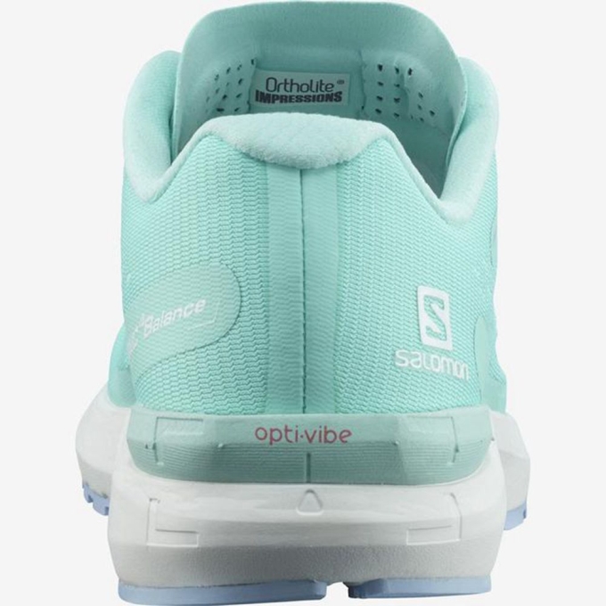 Turquoise Salomon SONIC 4 BALANCE Women's Road Running Shoes | AE-947FHAO