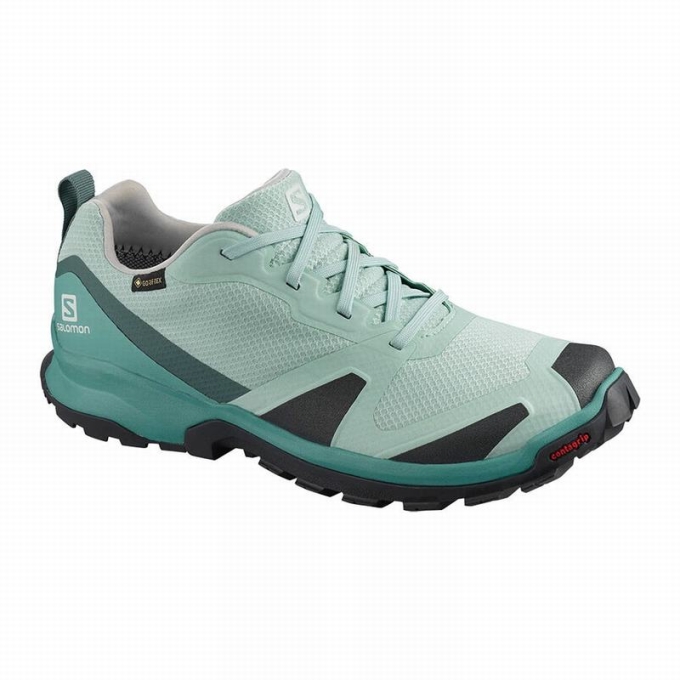 Turquoise Salomon XA COLLIDER GTX W Women\'s Trail Running Shoes | AE-145SRMI