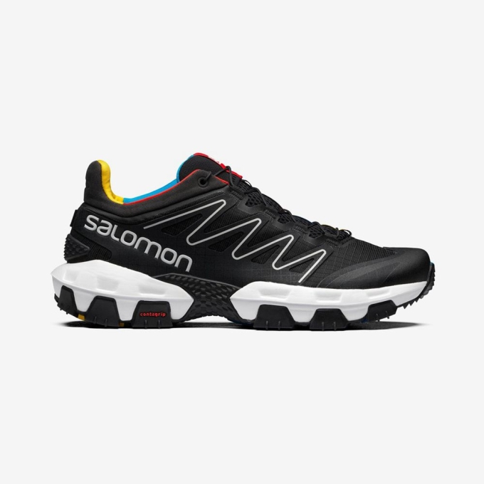 White / Black / Red Salomon XA PRO STREET Women's Sneakers | AE-362DSFO