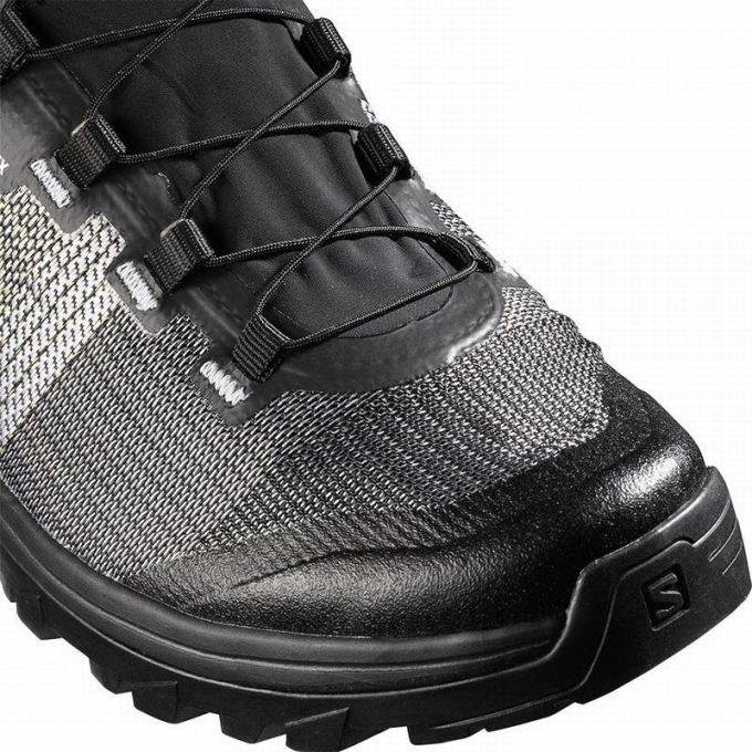 White / Black Salomon OUT GTX W/PRO Women's Hiking Shoes | AE-278GUYV