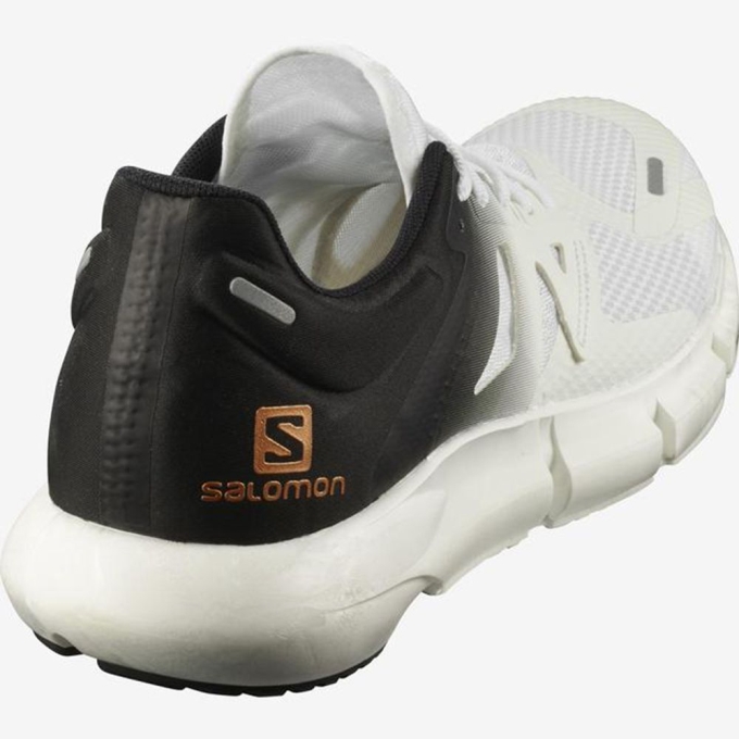 White / Black Salomon PREDICT 2 Men's Road Running Shoes | AE-425QLCW