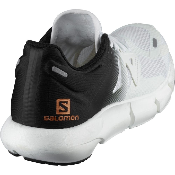 White / Black Salomon PREDICT 2 W Women's Road Running Shoes | AE-532LCOW