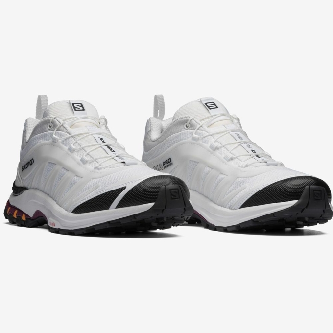 White / Black Salomon XA-PRO FUSION ADVANCED Men's Sneakers | AE-692VGLP