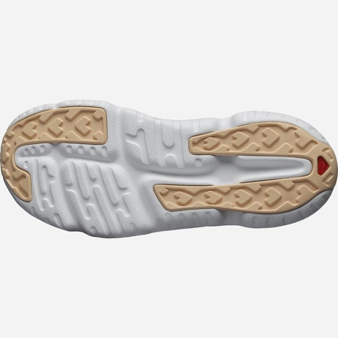 White / Cream Salomon REELAX BREAK 5.0 Women's Flip Flops | AE-857QRDZ