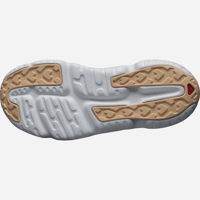 White / Cream Salomon REELAX SLIDE 5.0 Women's Slippers | AE-398NWVE