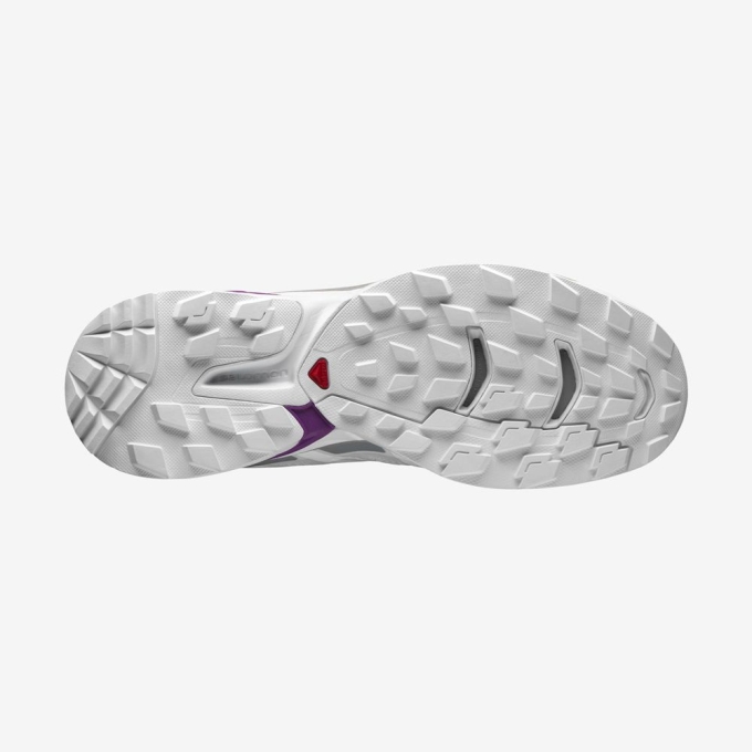 White / Purple Salomon XT-WINGS 2 Men's Sneakers | AE-174DHKA