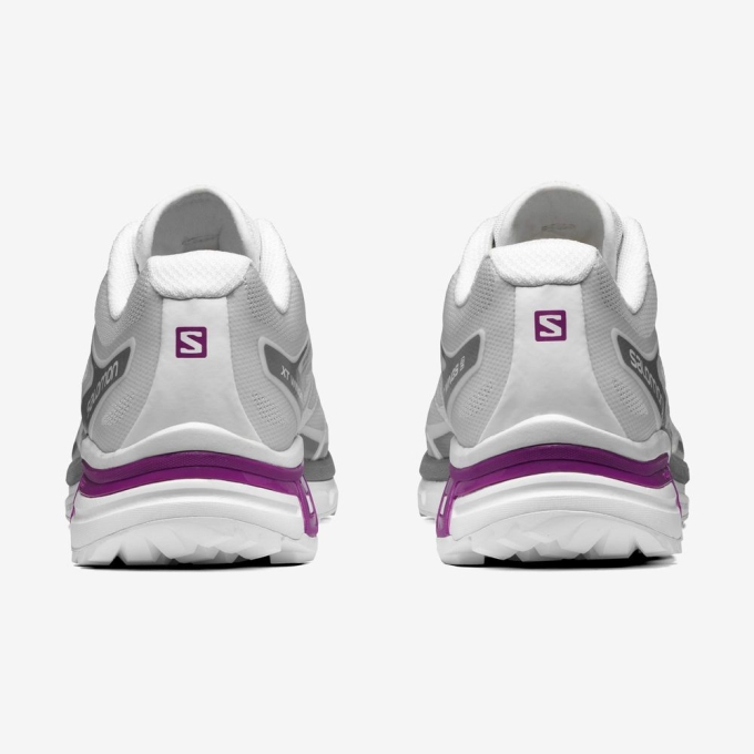 White / Purple Salomon XT-WINGS 2 Men's Sneakers | AE-174DHKA