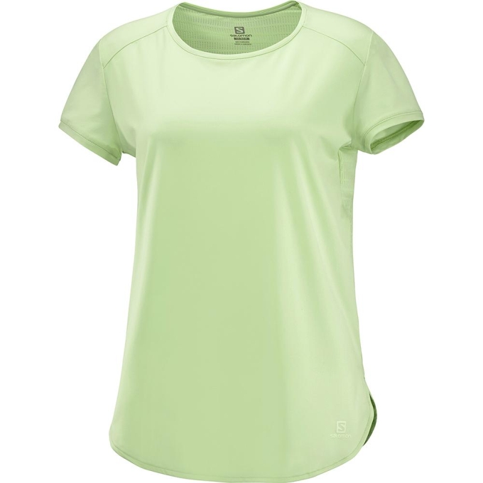 White Salomon COMET BREEZE W Women\'s T Shirts | AE-423JANV