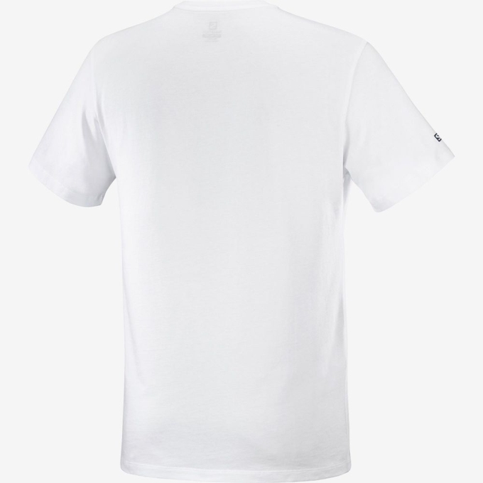 White Salomon OUTLIFE GRAPHIC HERITAGE SS M Short Sleeve Men's T Shirts | AE-039HZIE