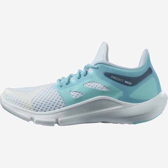 White Salomon PREDICT MOD Women's Road Running Shoes | AE-567NVMO