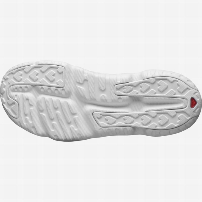 White Salomon REELAX SLIDE 5.0 Men's Sandals | AE-890ZUMV