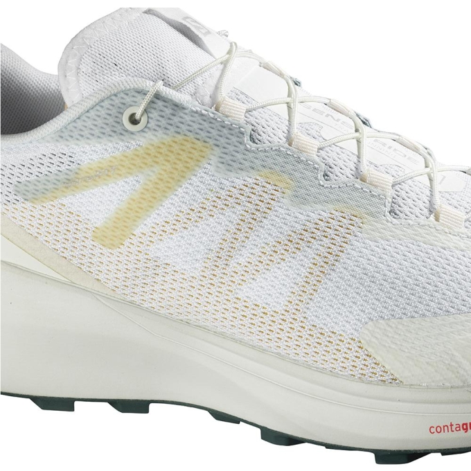 White Salomon SENSE RIDE 3 Men's Road Running Shoes | AE-836XRIL