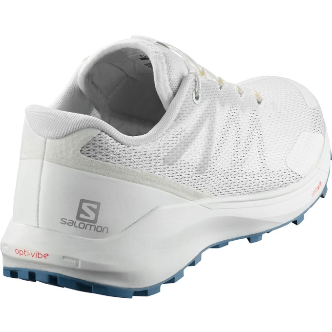 White Salomon SENSE RIDE 3 W Women's Road Running Shoes | AE-986BSOY