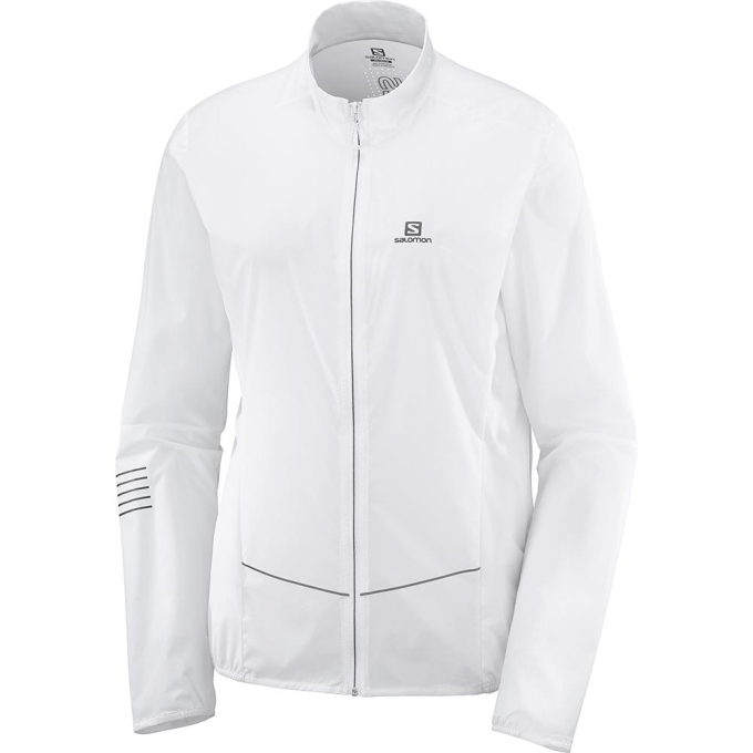 White Salomon SENSE W Women\'s Jackets | AE-829CHQR