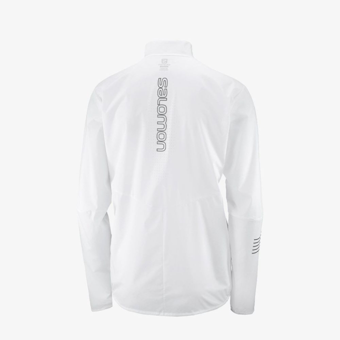 White Salomon SENSE Women's Jackets | AE-486JMBK