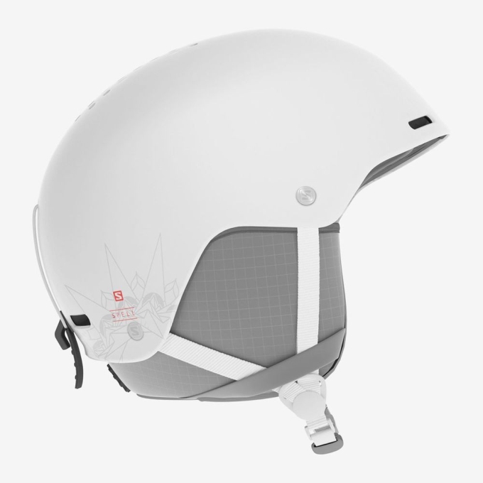 White Salomon SIGHT MIPS Women's Helmets | AE-681YJXD