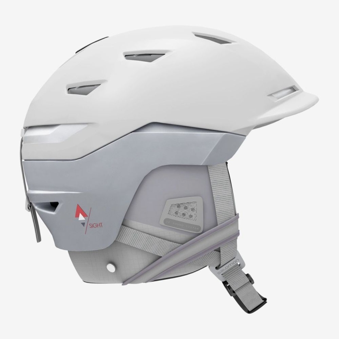 White Salomon SIGHT MIPS Women's Helmets | AE-681YJXD