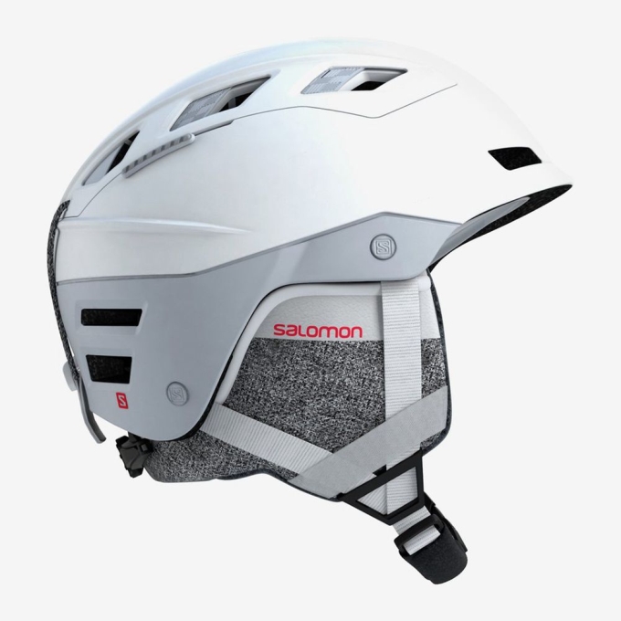 White Salomon SIGHT MIPS Women's Helmets | AE-681YJXD