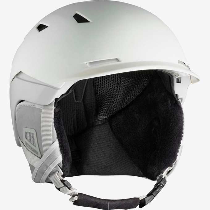 White Salomon SIGHT Women's Helmets | AE-867GQVB