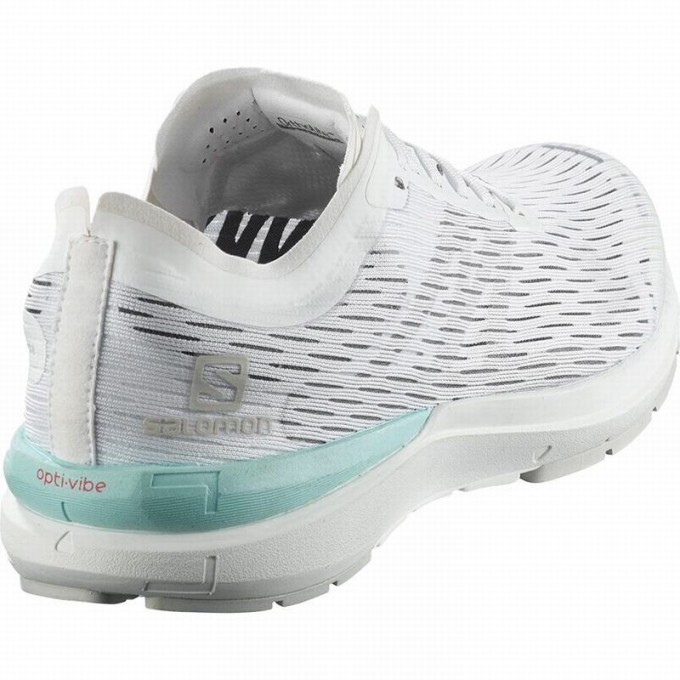 White Salomon SONIC 3 ACCELERATE W Women's Running Shoes | AE-193QVZN