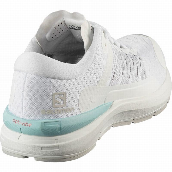 White Salomon SONIC 3 CONFIDENCE W Women's Running Shoes | AE-809ZKQN