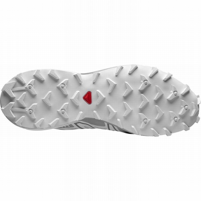 White Salomon SPEEDCROSS 3 Men's Trail Running Shoes | AE-374ARUY