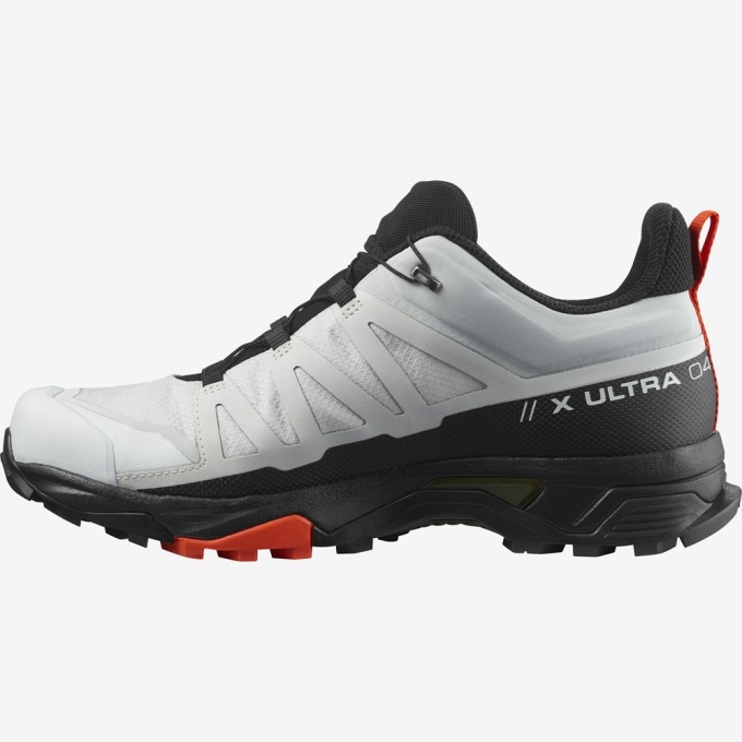 White Salomon X ULTRA 4 GORE-TEX Men's Hiking Shoes | AE-561CDNL