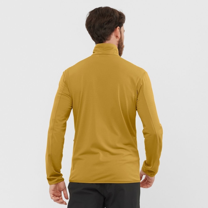 Yellow Salomon Men's Midlayers | AE-132IOBS