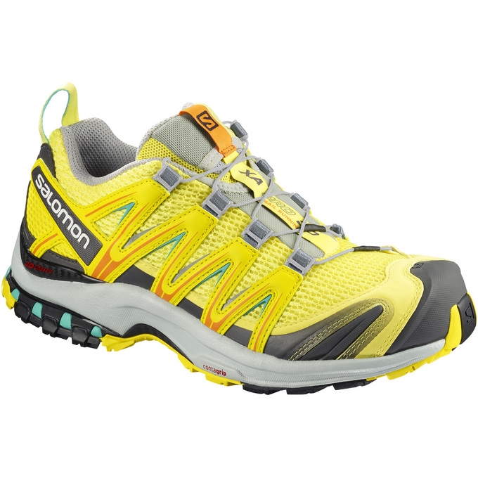 Yellow Salomon XA PRO 3D W Women\'s Trail Running Shoes | AE-412IQKZ