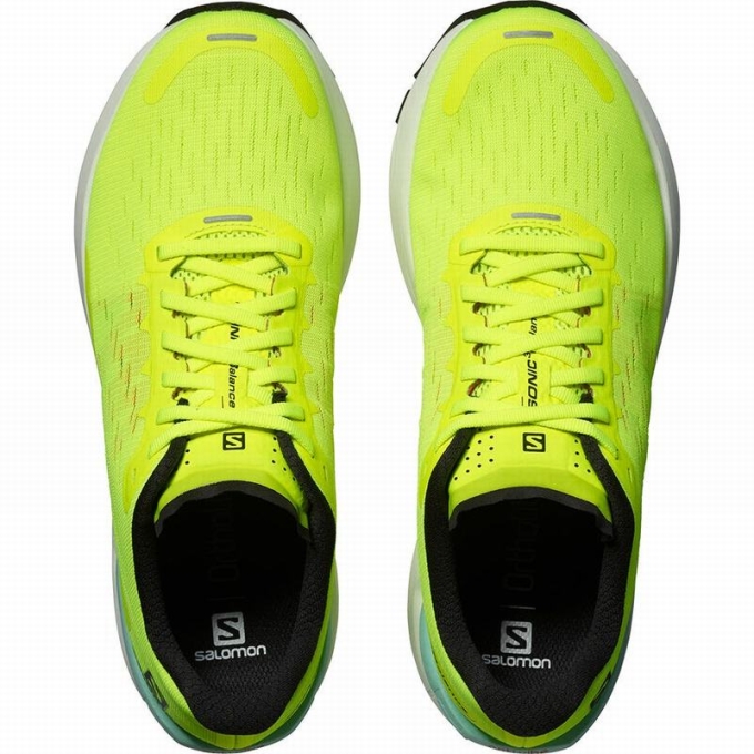 Yellow / White Salomon SONIC 3 BALANCE Men's Running Shoes | AE-630PNGK