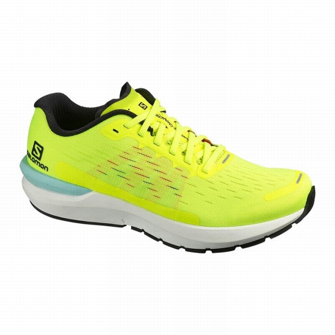 Yellow / White Salomon SONIC 3 BALANCE Men\'s Running Shoes | AE-630PNGK