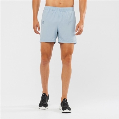 Ashley Blue Salomon AGILE 5 Men's Shorts | AE-305AUBN