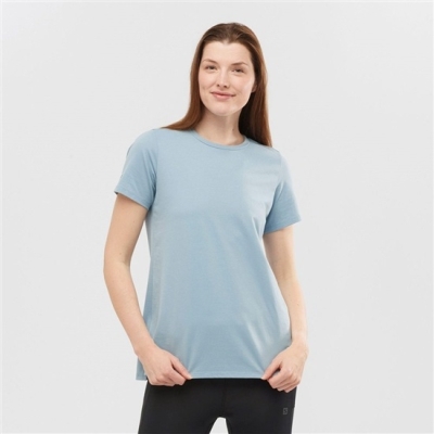 Ashley Blue Salomon OUTLIFE LAYERING W Short Sleeve Women's T Shirts | AE-478EMZQ