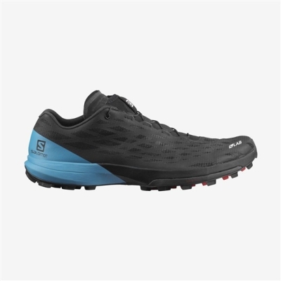 Black / Blue Salomon S/LAB XA AMPHIB 2 Men's Trail Running Shoes | AE-207WHUA