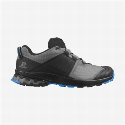 Black / Blue Salomon XA WILD Men's Trail Running Shoes | AE-123UZJF