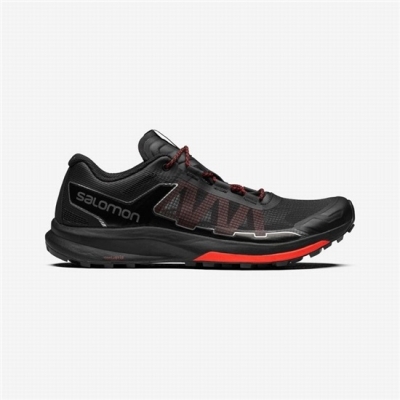 Black / Red Salomon ULTRA RAID Men's Trail Running Shoes | AE-372QHVA