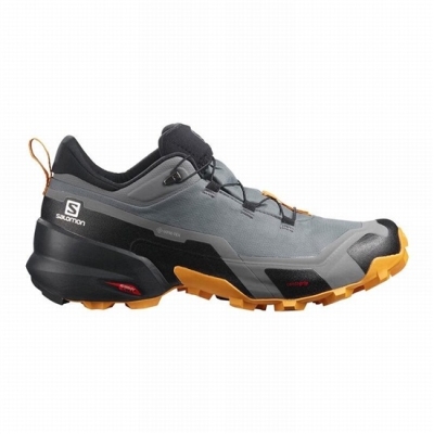 Black Salomon CROSS HIKE GORE-TEX Men's Hiking Shoes | AE-314JONP