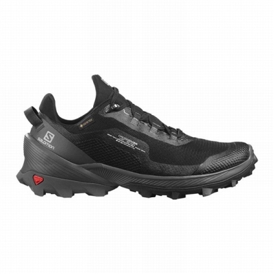 Black Salomon CROSS OVER GORE-TEX Women's Hiking Shoes | AE-512CVKY