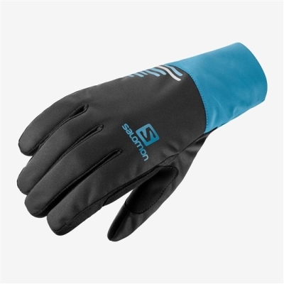 Black Salomon EQUIPE U Men's Gloves | AE-374NTCR